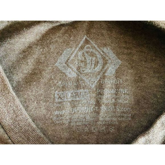 Detroit Big D Motor City Soft T-shirt X Large Mens Brown - Picture 3 of 3